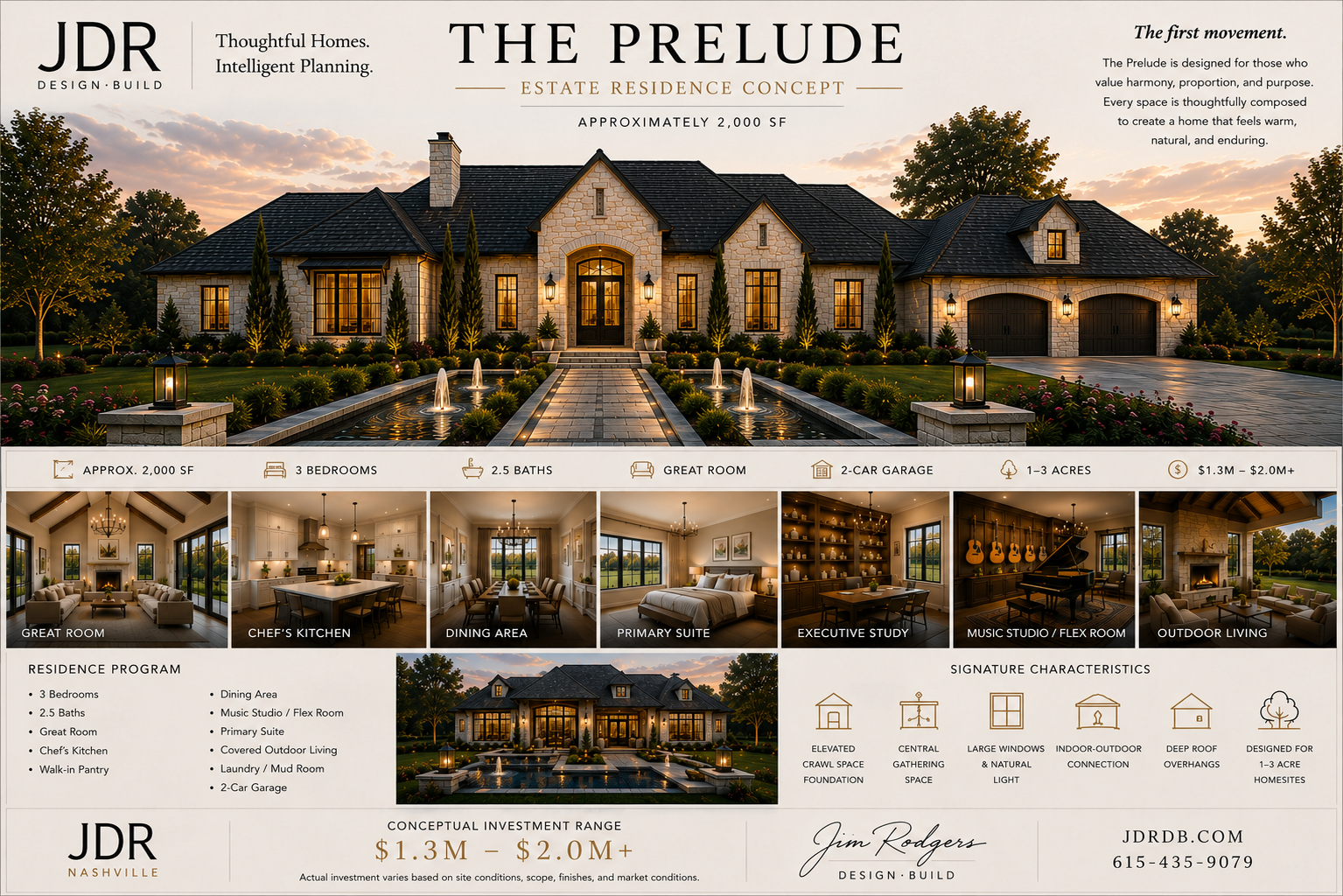 The Prelude - 2,000 SF