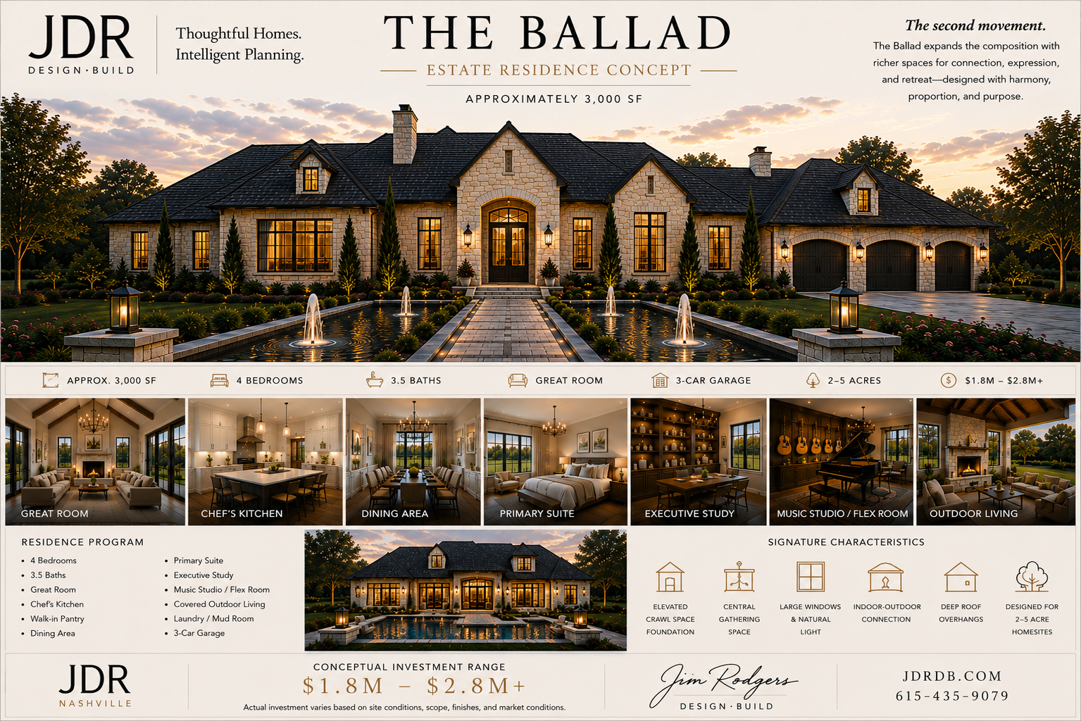 The Ballad - 3,000 SF