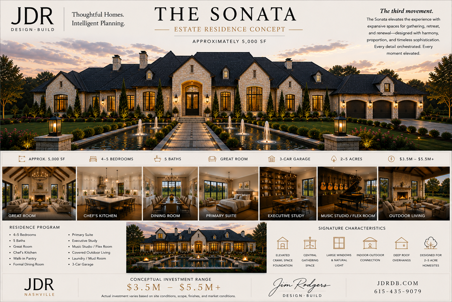 The Sonata - 5,000 SF