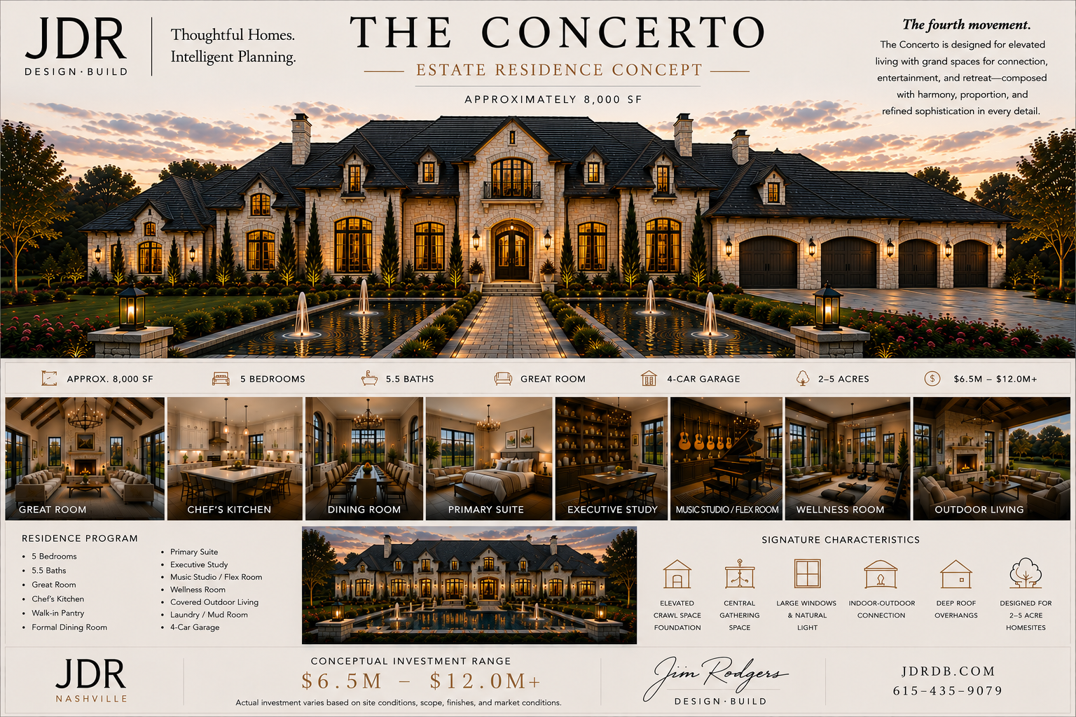 The Concerto - 8,000 SF