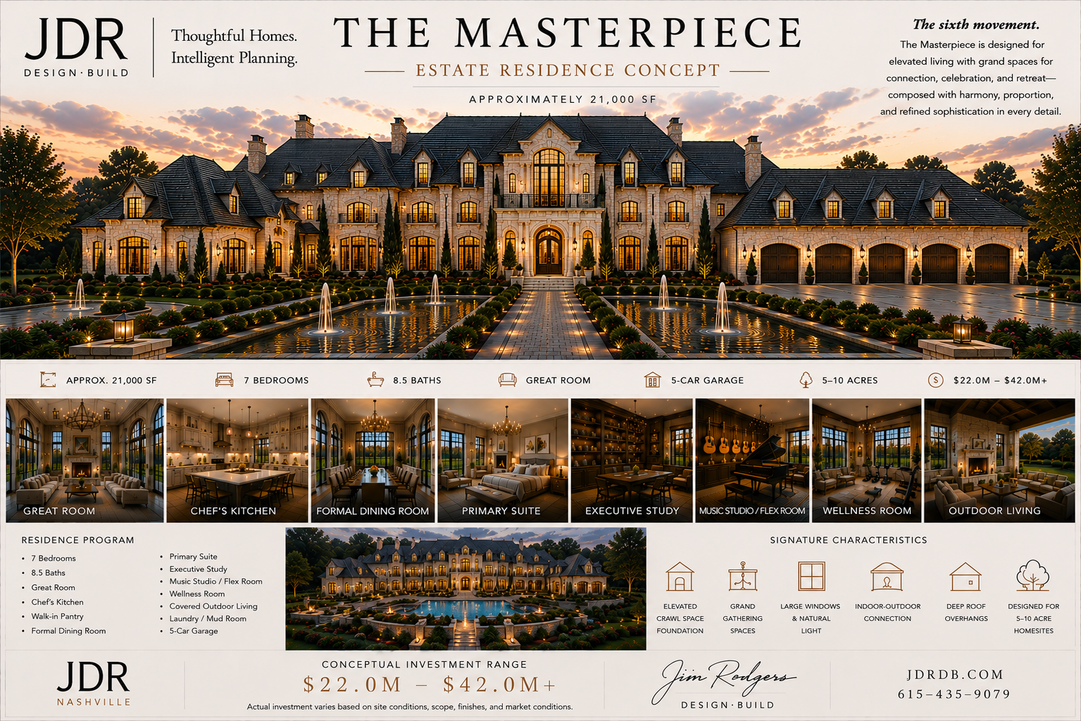 The Masterpiece - 21,000 SF